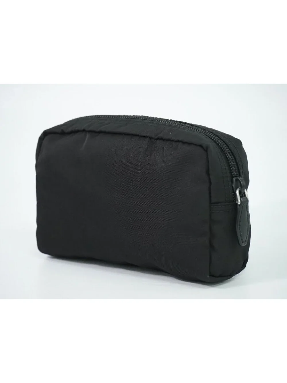 Prada Nylon Pouch Case Black